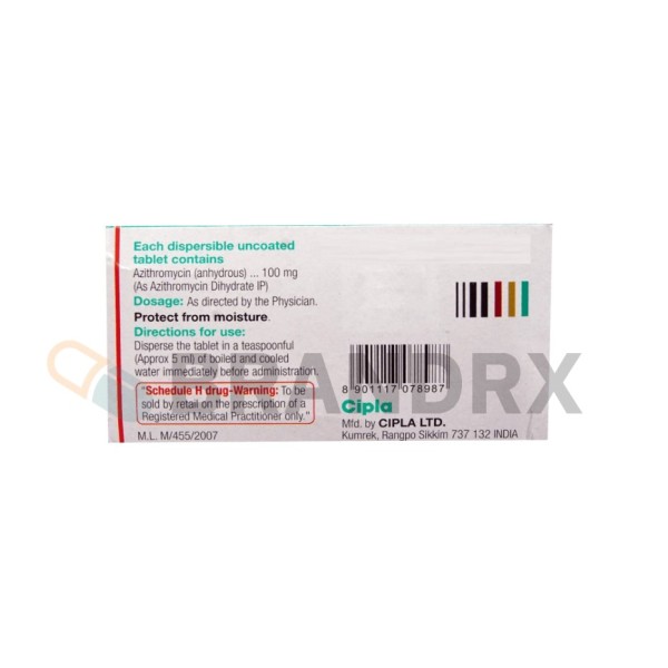 Azee DT 100 mg Cipla