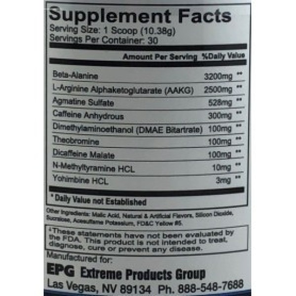 EPG - TURNT UP 308G Pharmaceutical